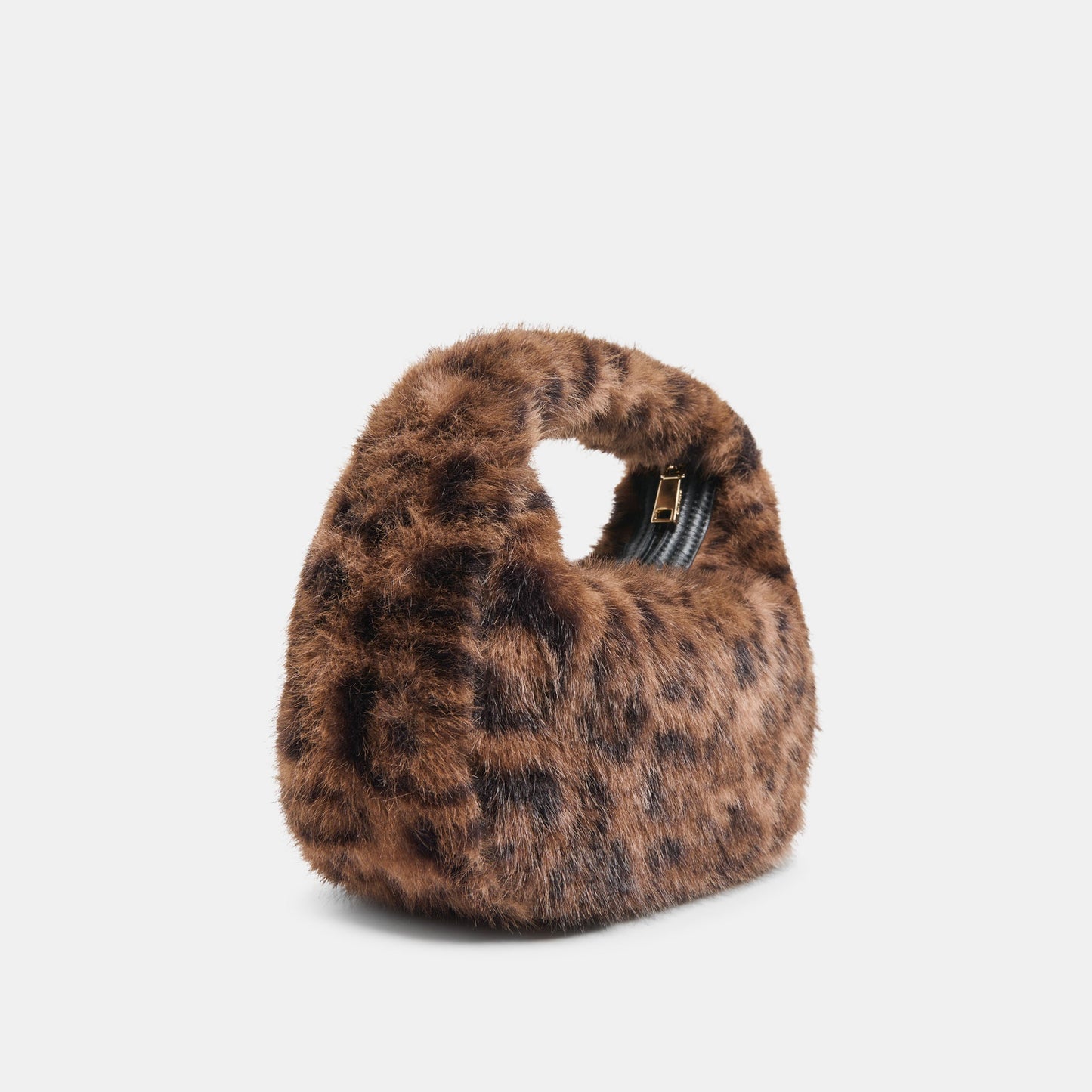 Dolce Vita Frankie Leopard Plush Handbag