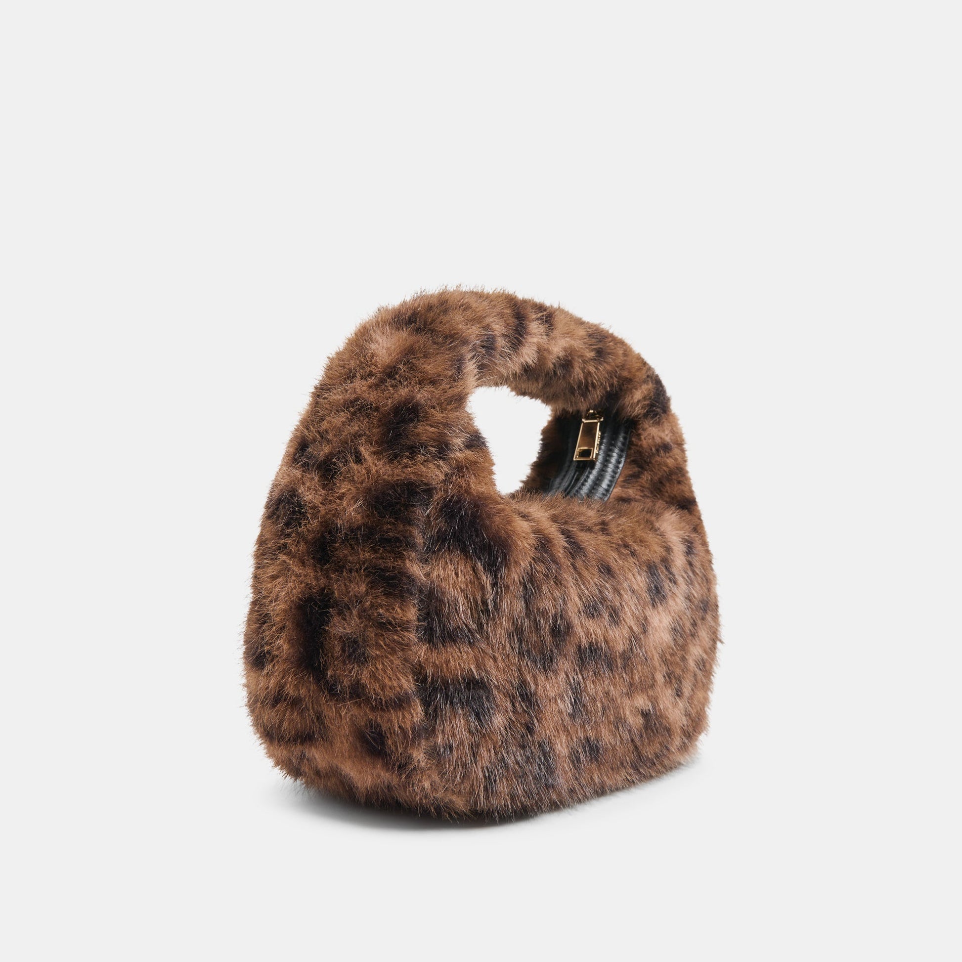 Dolce Vita Frankie Leopard Plush Handbag