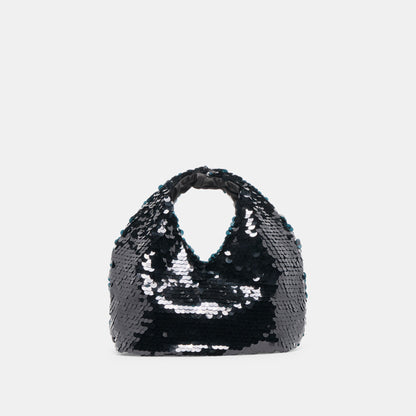 Dolce Vita Dahlia Sequin Black Sequin Handbag