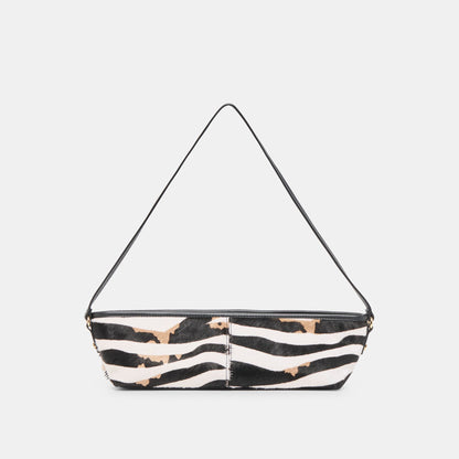 Dolce Vita Savaii Zebra Calf Hair Shoulder Bag