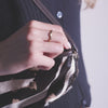 Dolce Vita Savaii Zebra Calf Hair Shoulder Bag
