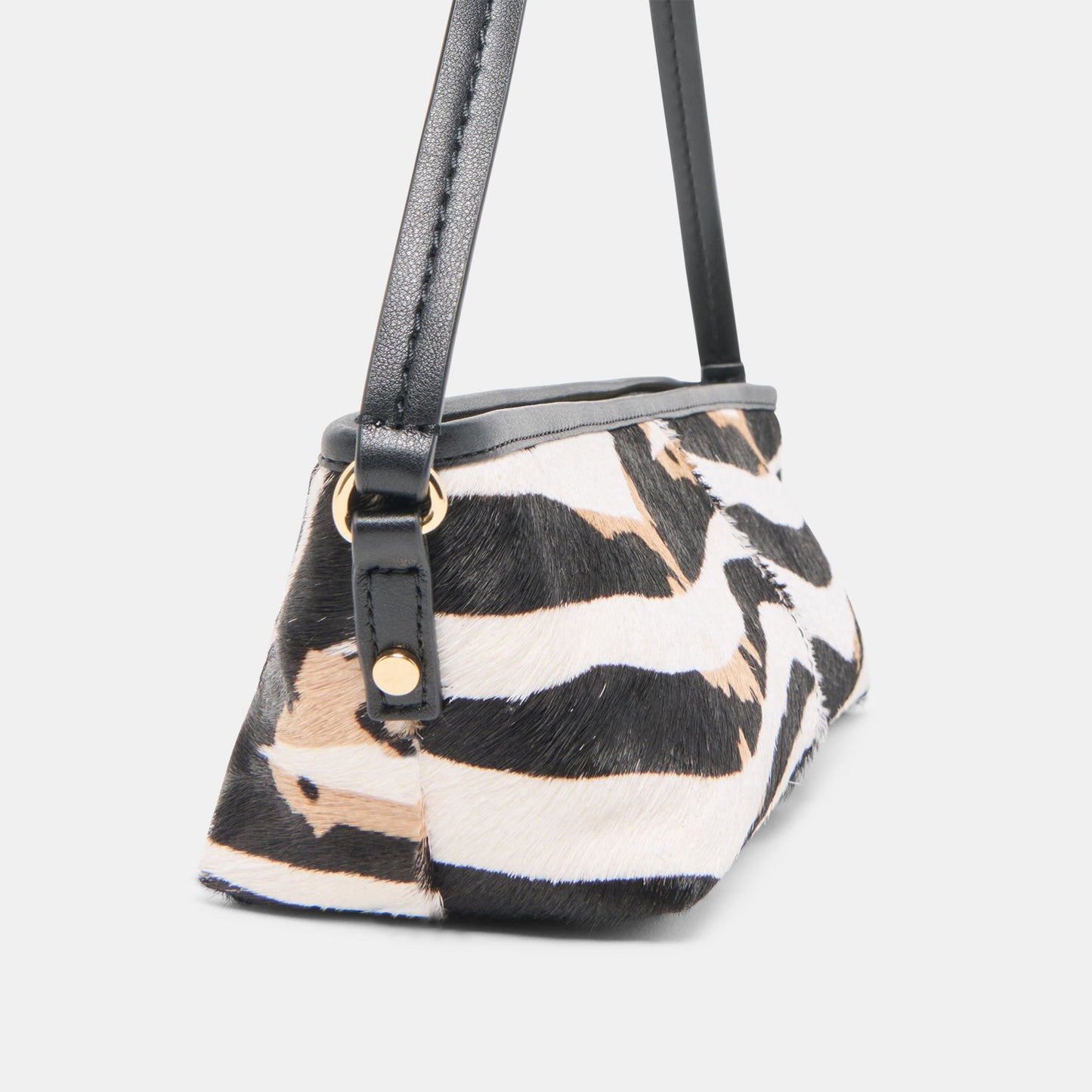 Dolce Vita Savaii Zebra Calf Hair Shoulder Bag