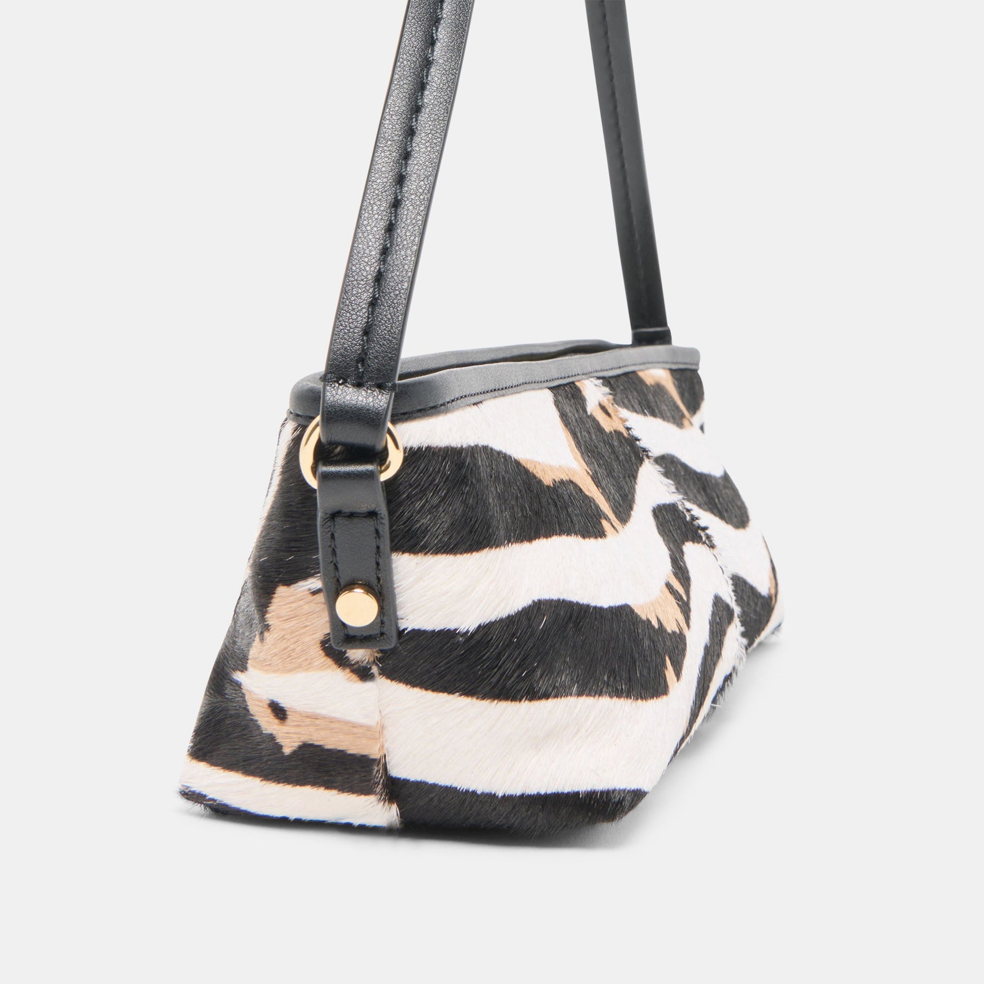 Dolce Vita Savaii Zebra Calf Hair Shoulder Bag