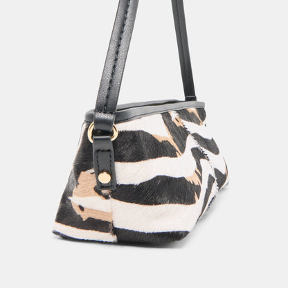 Dolce Vita Savaii Zebra Calf Hair Shoulder Bag