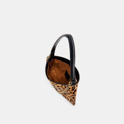 Dolce Vita Jagger Leopard Calf Hair Shoulder Bag