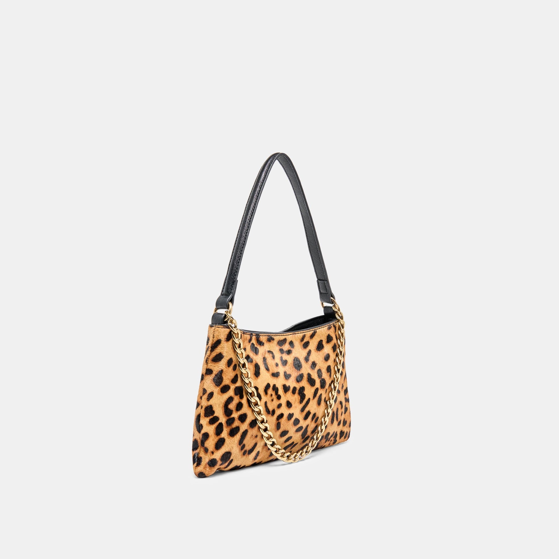 Dolce Vita Jagger Leopard Calf Hair Shoulder Bag