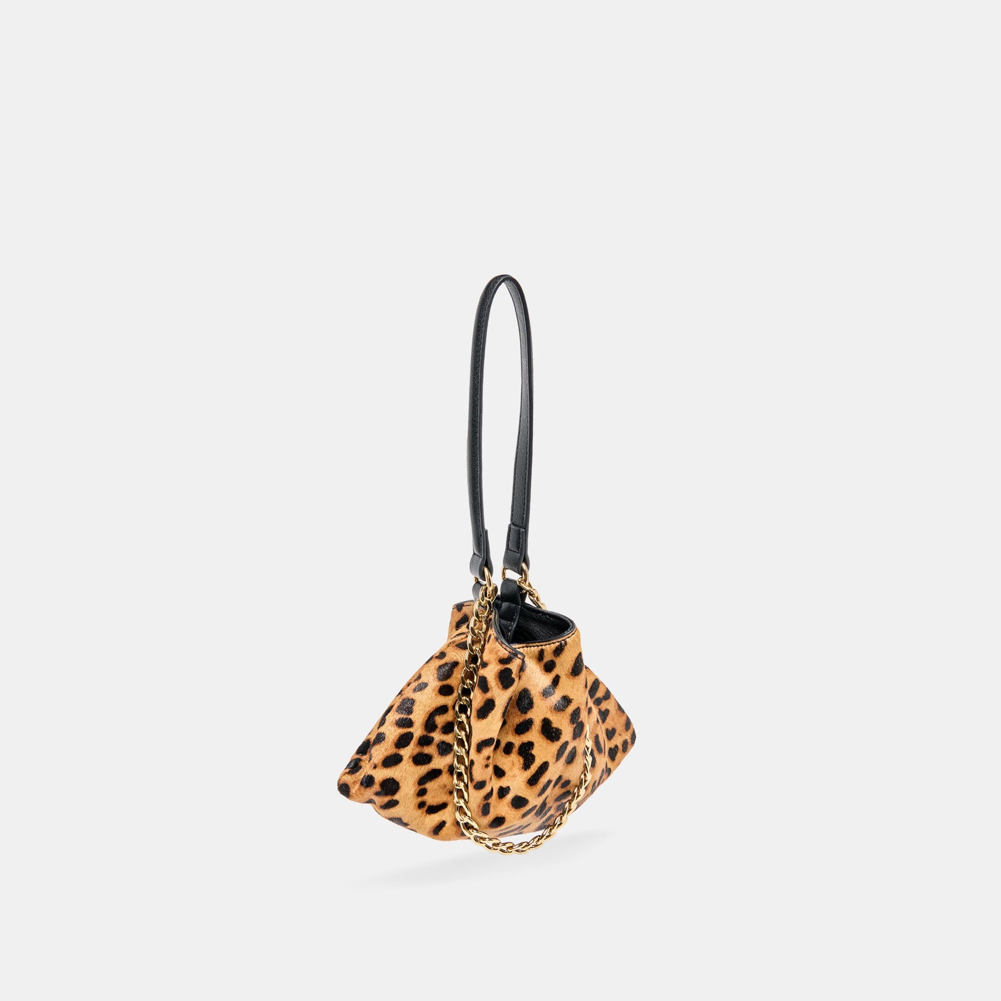 Dolce Vita Jagger Leopard Calf Hair Shoulder Bag