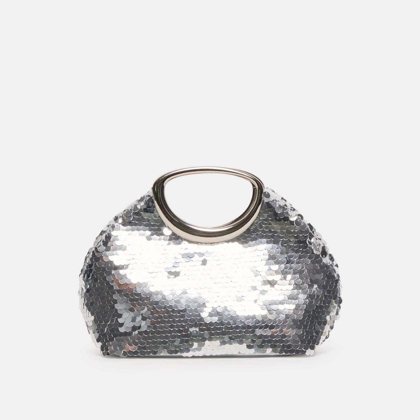 Dolce Vita Alina Silver Sequin Handbag