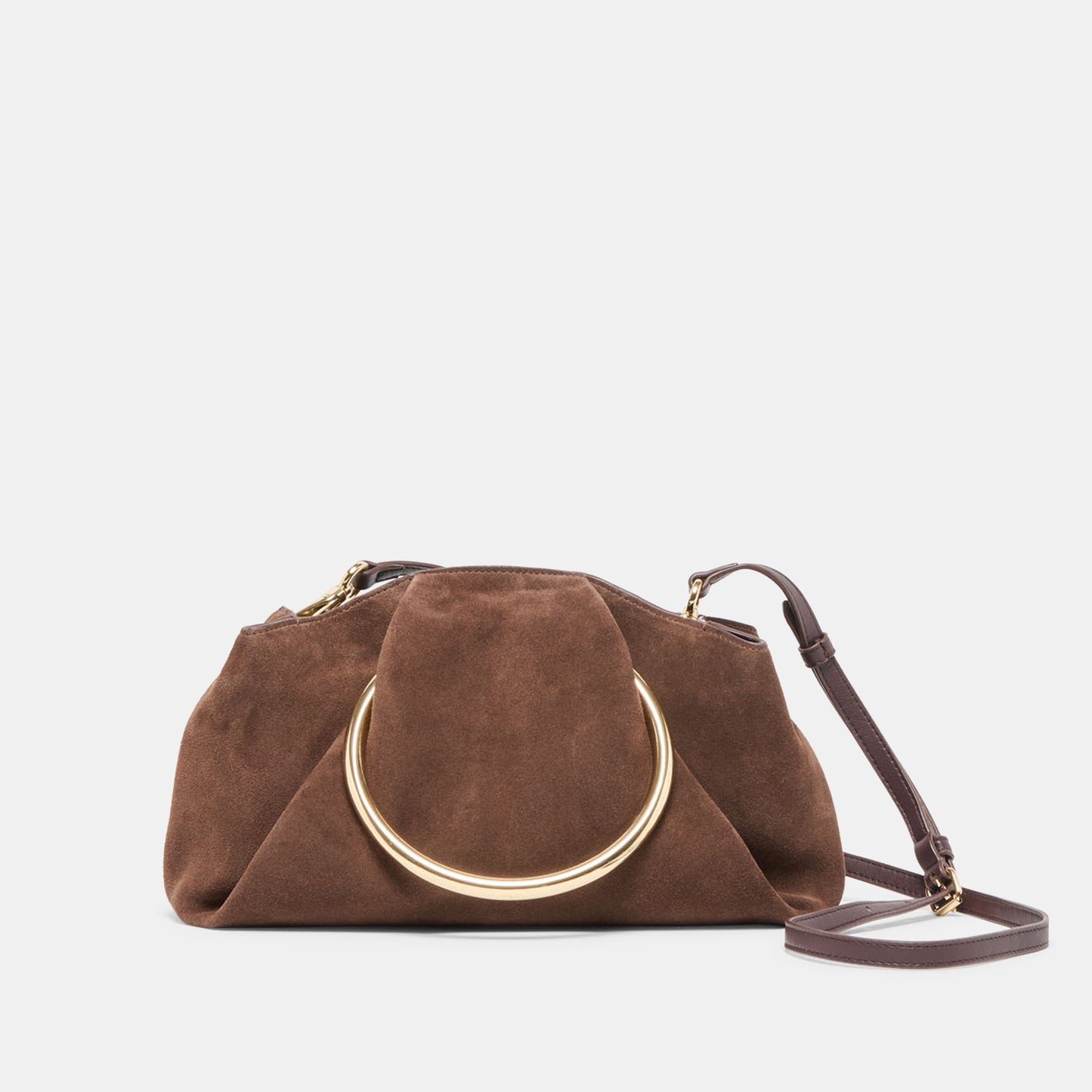 Dolce Vita Channing Espresso Suede Handbag
