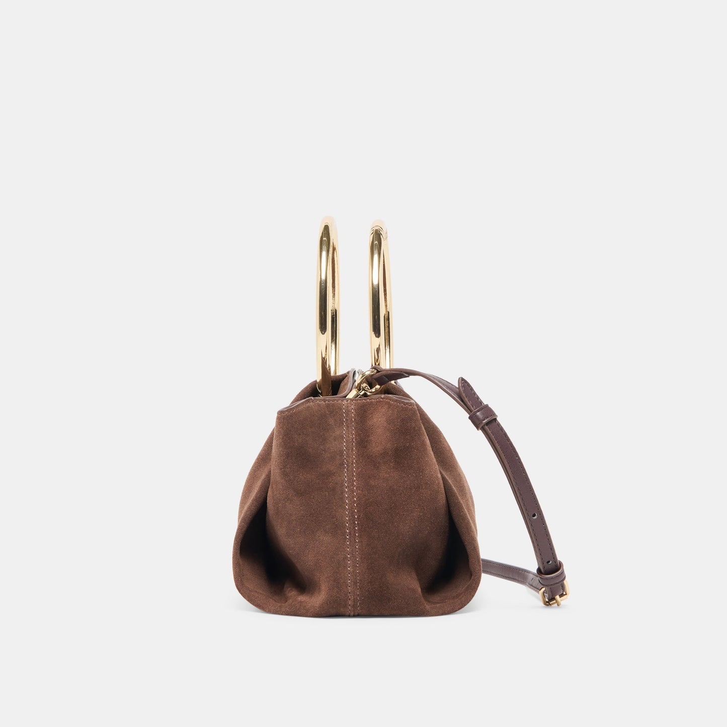 Dolce Vita Channing Espresso Suede Handbag