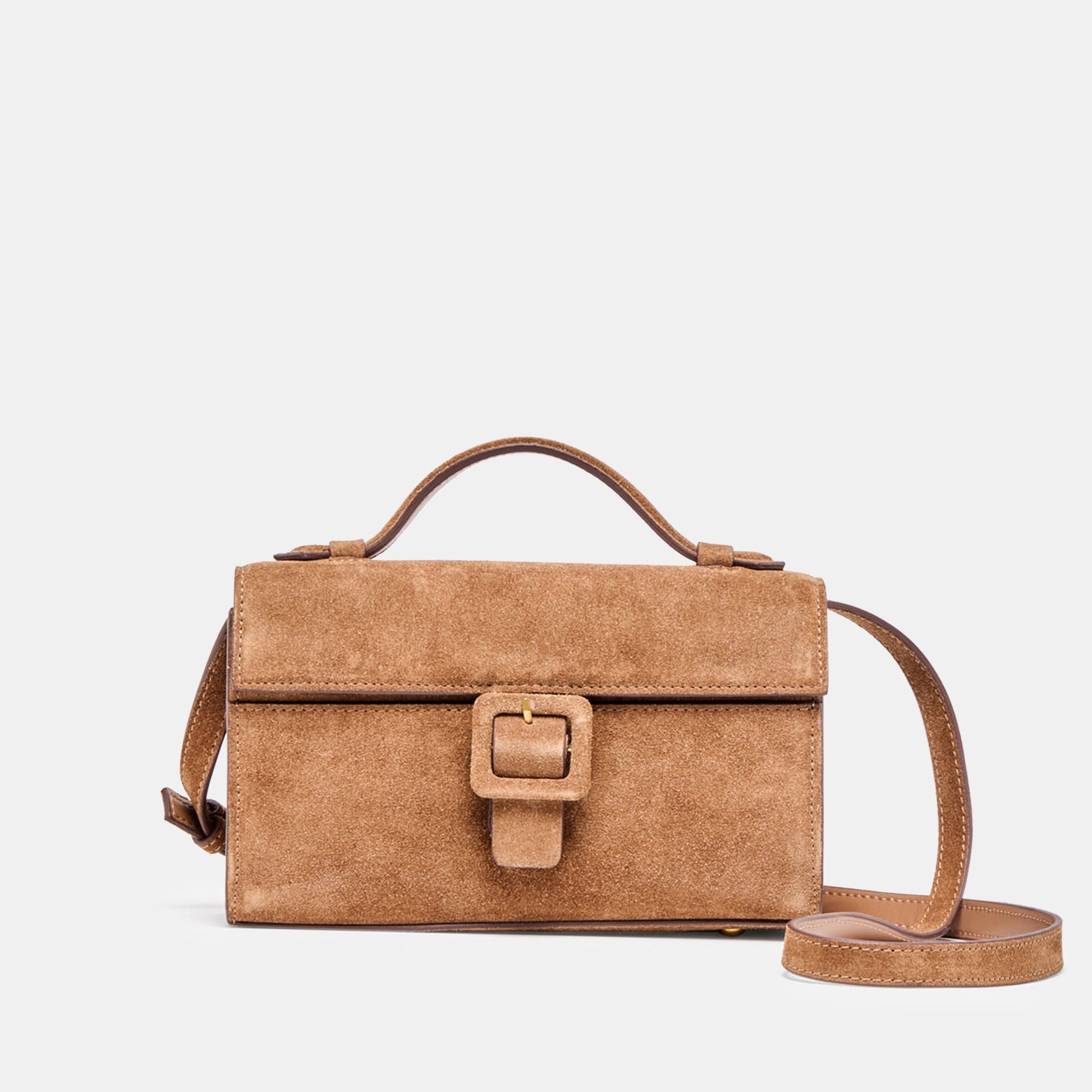 Dolce Vita Chris Camel Suede Crossbody