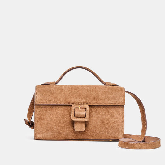 Dolce Vita Chris Camel Suede Crossbody