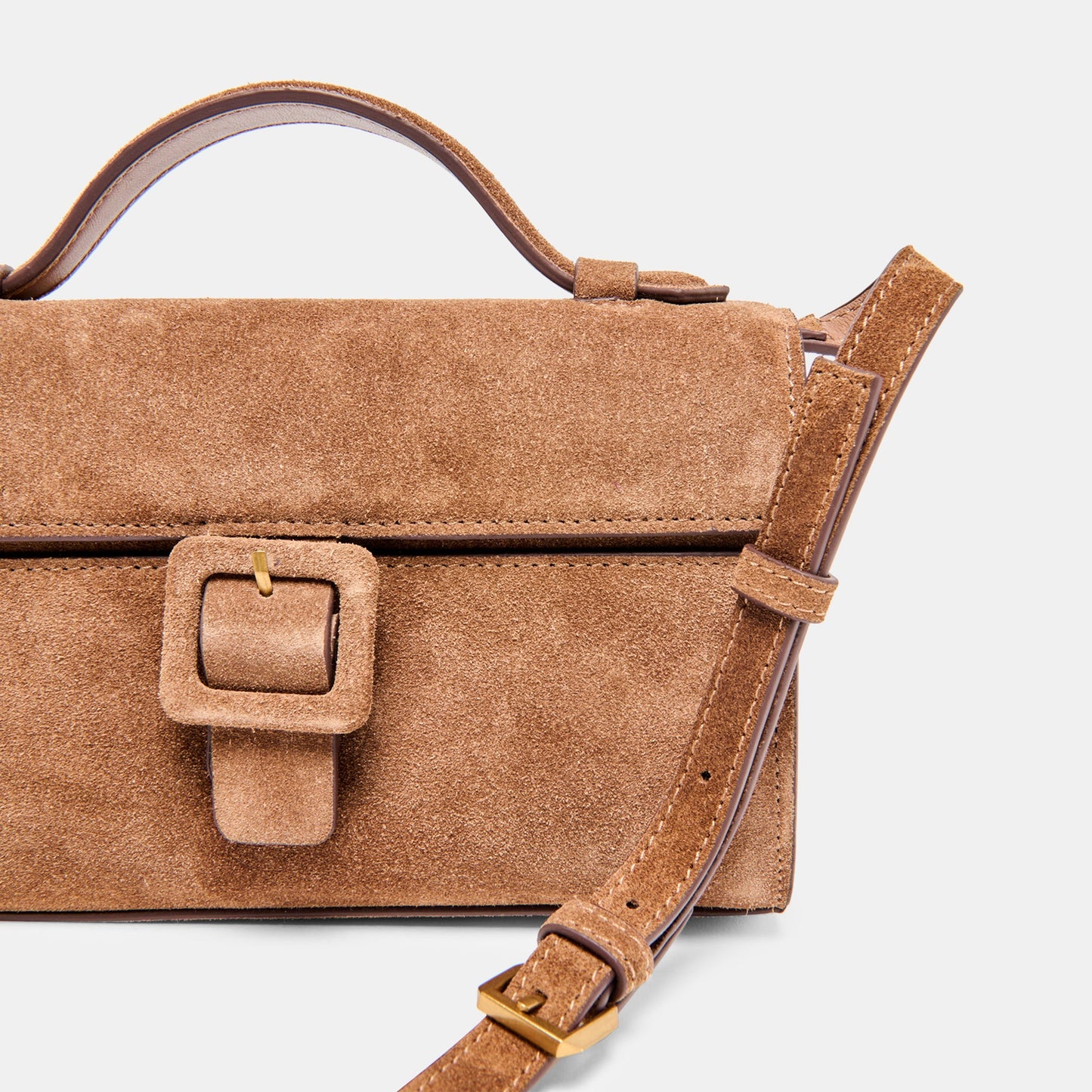 Dolce Vita Chris Camel Suede Crossbody
