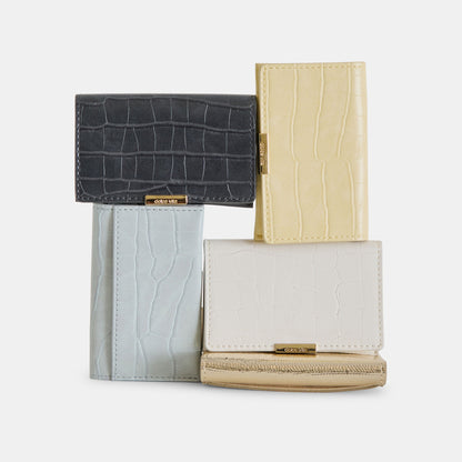 Dolce Vita Mini-Me White Croco Stella Wallet