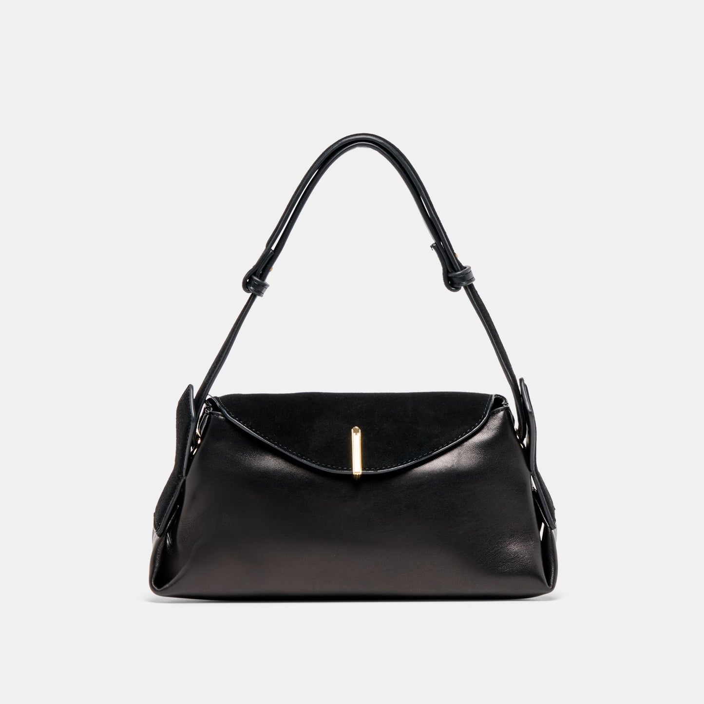Dolce Vita Devyn Black Leather Shoulder Bag
