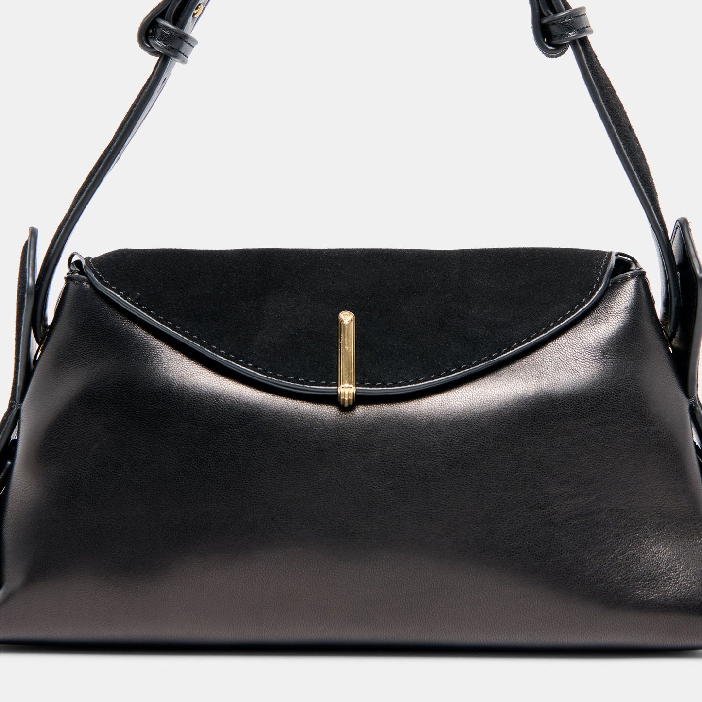 Dolce Vita Devyn Black Leather Shoulder Bag