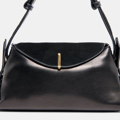 Dolce Vita Devyn Black Leather Shoulder Bag