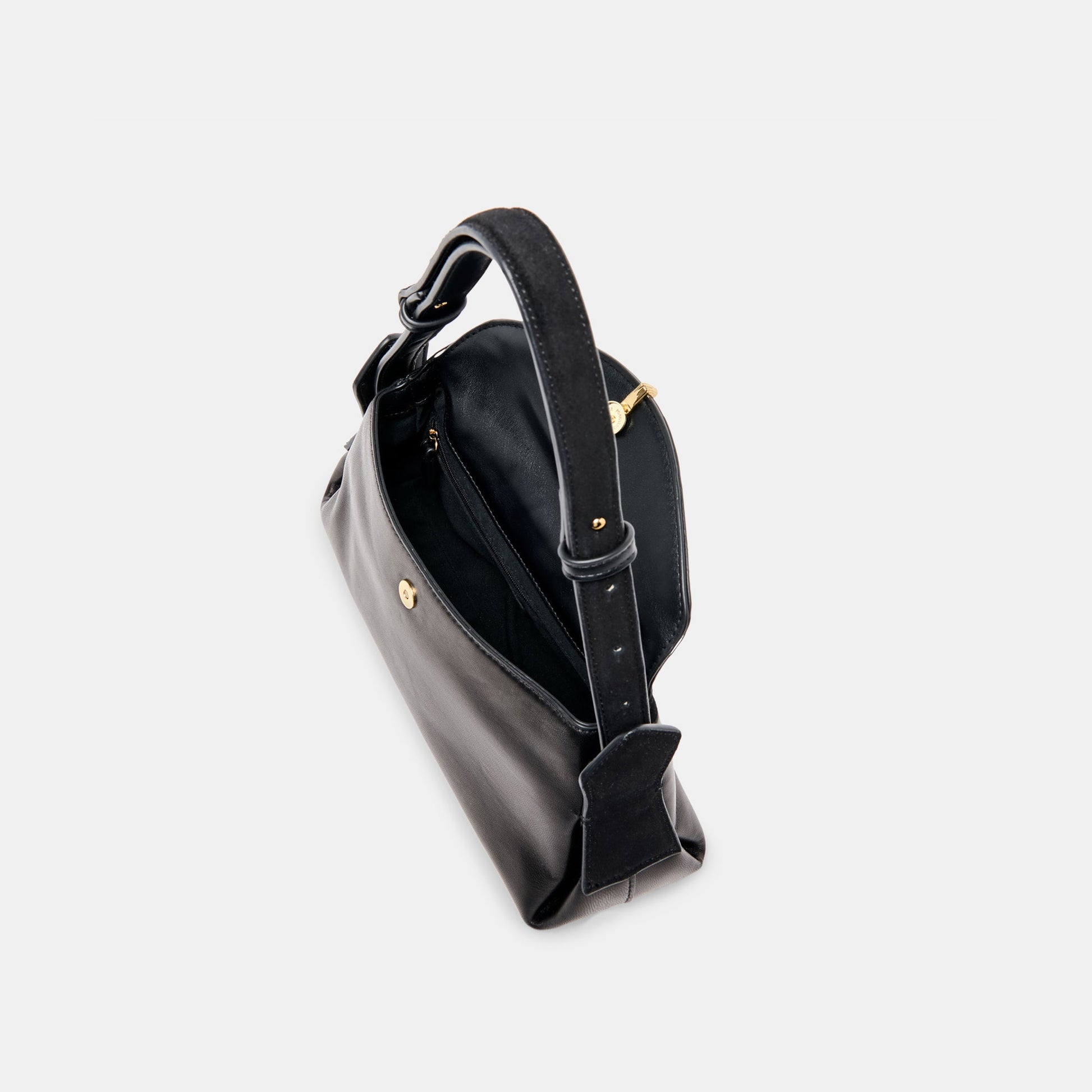 Dolce Vita Devyn Black Leather Shoulder Bag