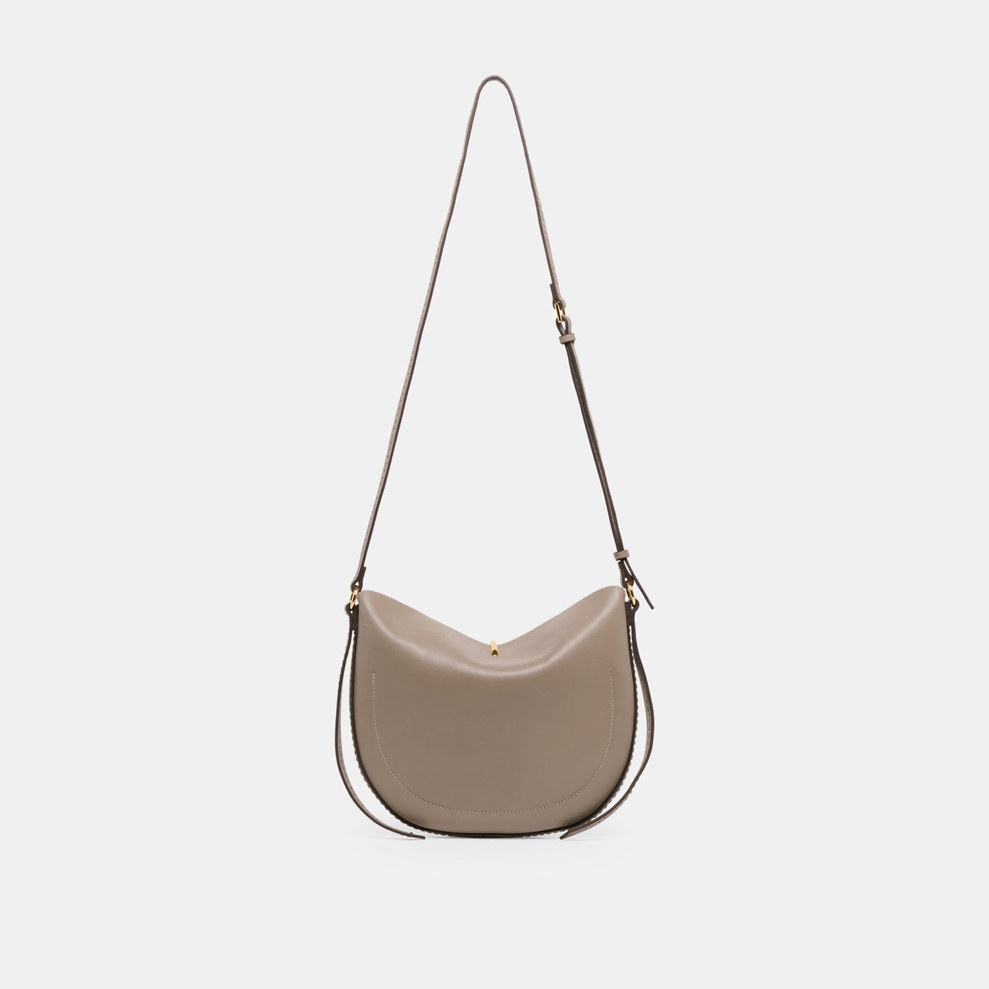 Dolce Vita Burano Grey Leather Crossbody
