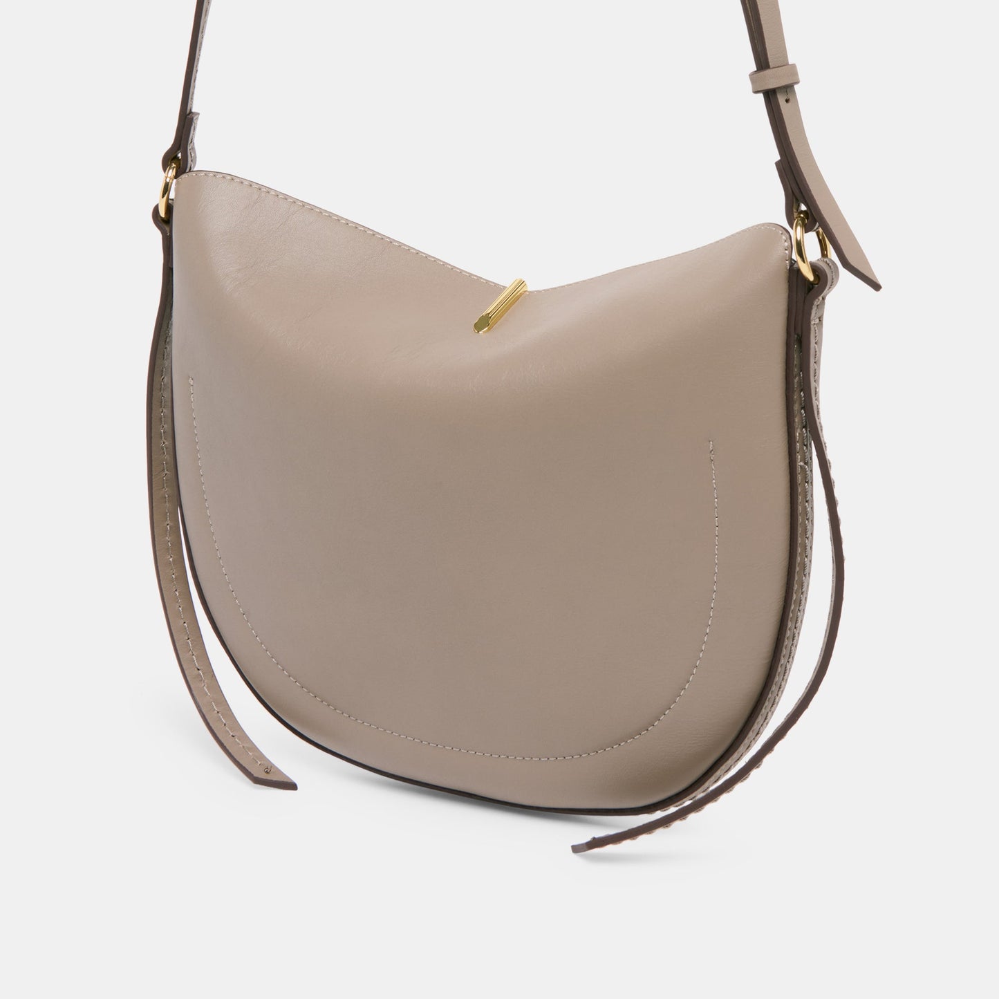 Dolce Vita Burano Grey Leather Crossbody
