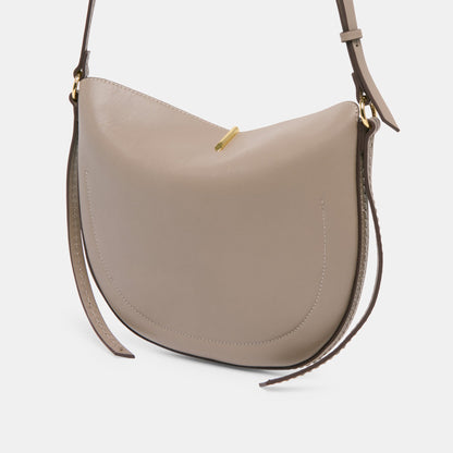 Dolce Vita Burano Grey Leather Crossbody