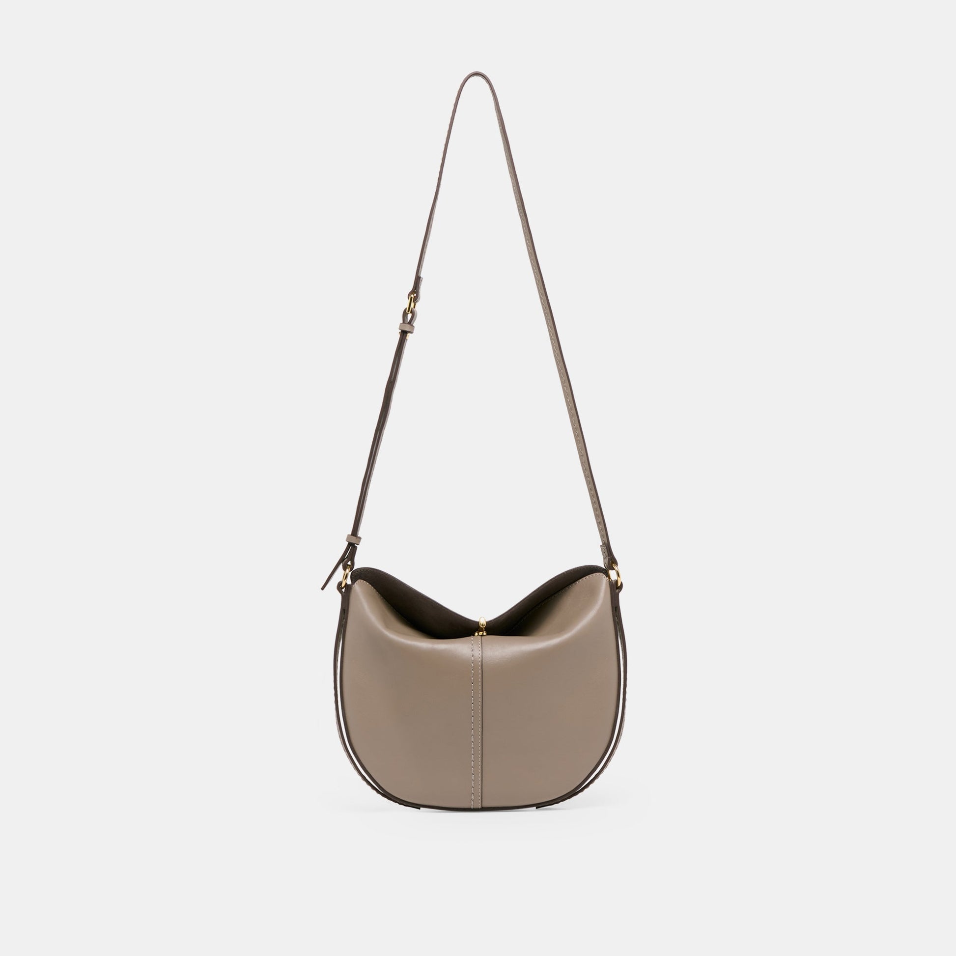 Dolce Vita Burano Grey Leather Crossbody