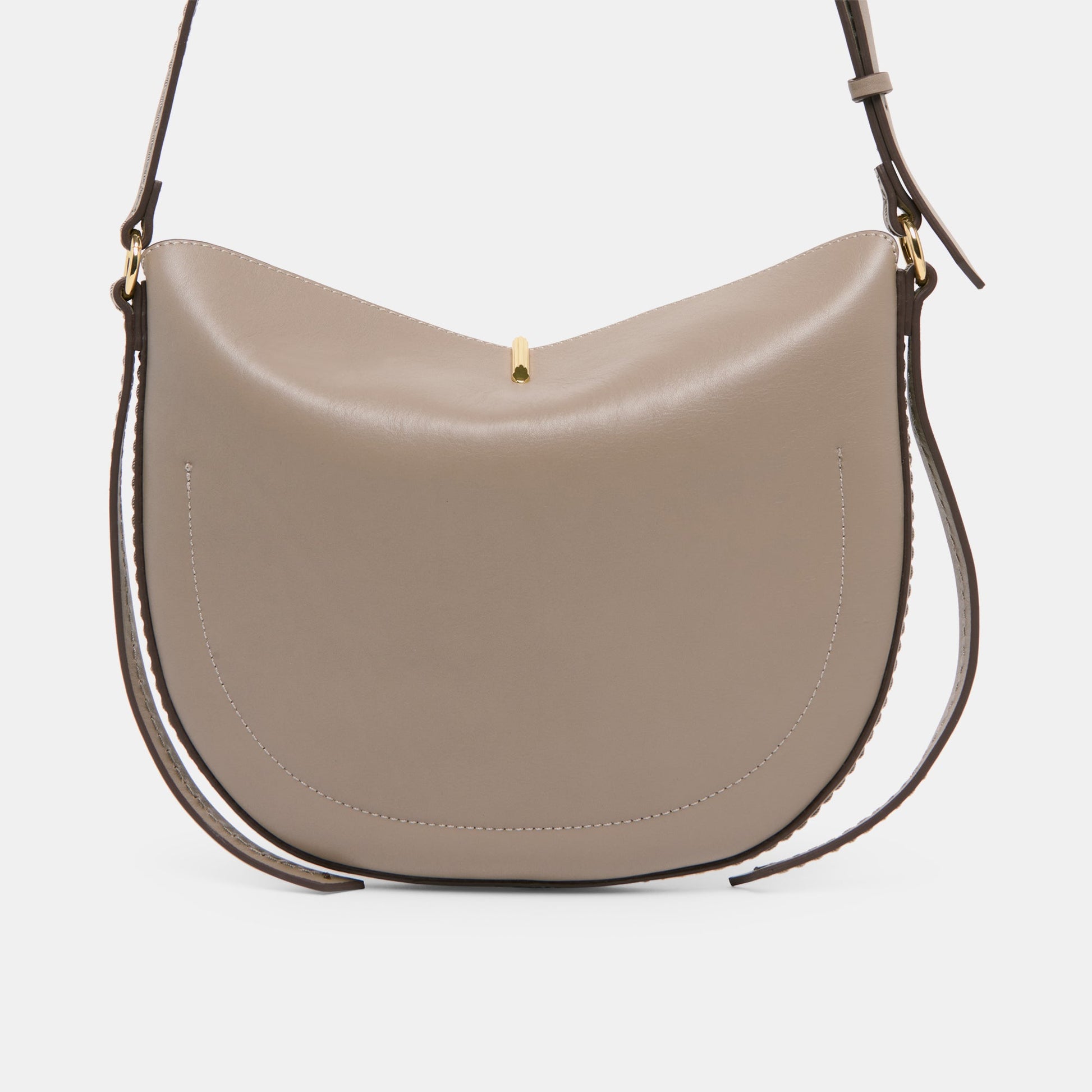 Dolce Vita Burano Grey Leather Crossbody