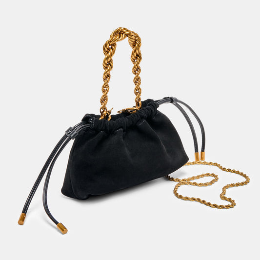 Dolce Vita Cleo Black Suede Crossbody