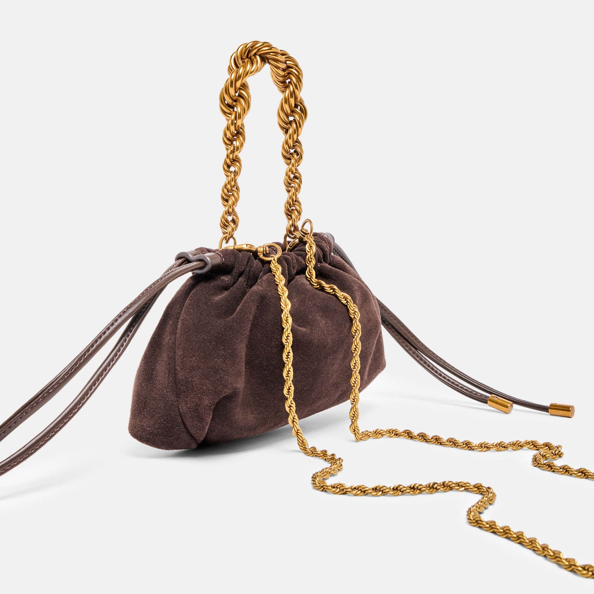 Dolce Vita Cleo Espresso Suede Crossbody