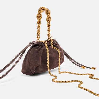 Dolce Vita Cleo Espresso Suede Crossbody