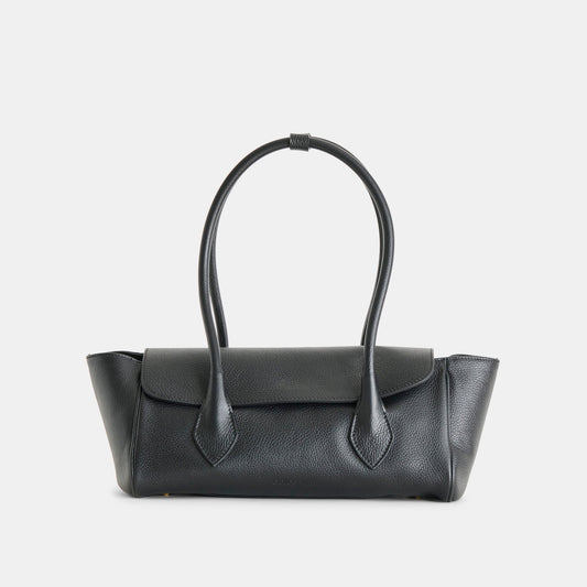 Dolce Vita IRENE SHOULDER BAG BLACK LEATHER