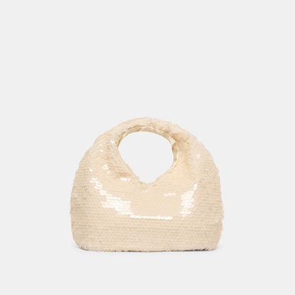 Dolce Vita Dahlia Sequin Ivory Sequin Handbag
