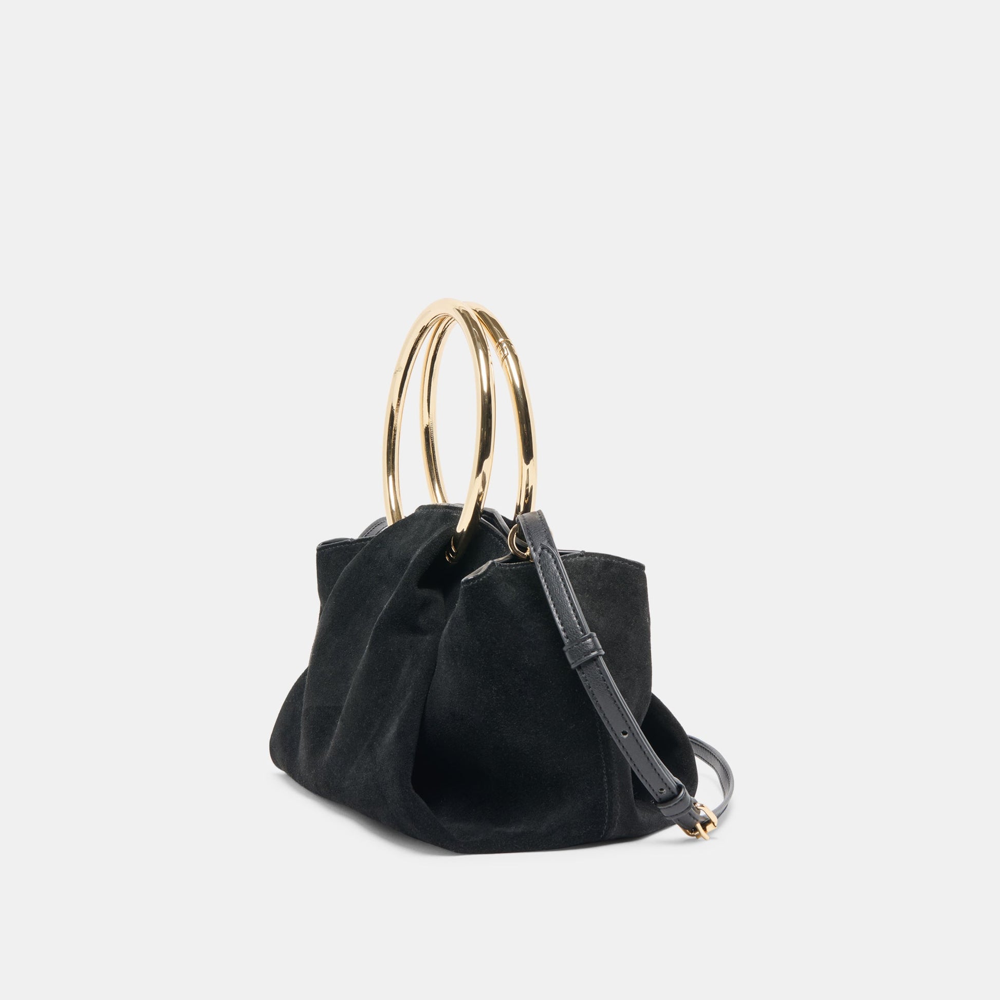 Dolce Vita Channing Black Suede Handbag