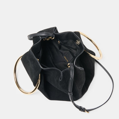 Dolce Vita Channing Black Suede Handbag