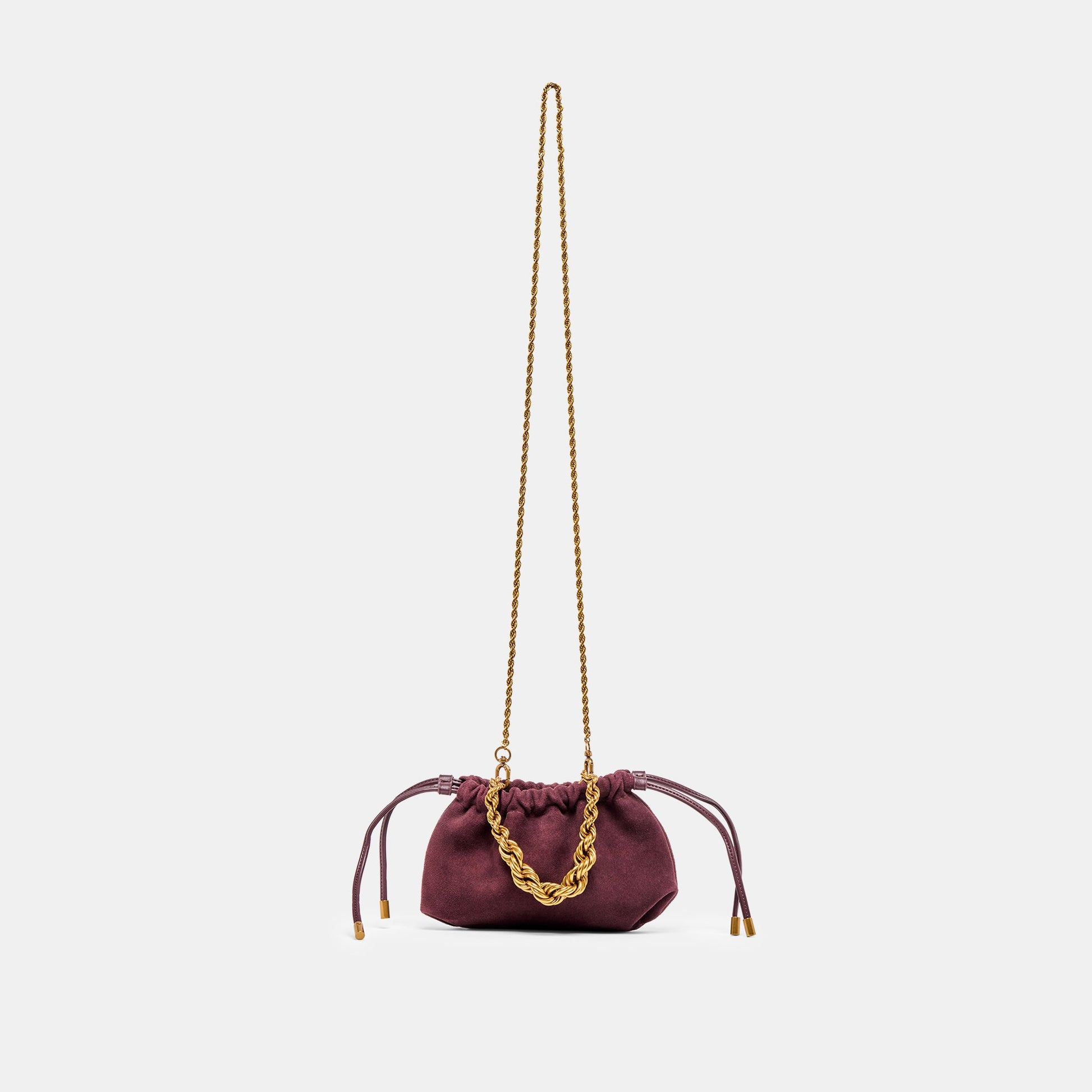 Dolce Vita Cleo Burgundy Suede Crossbody
