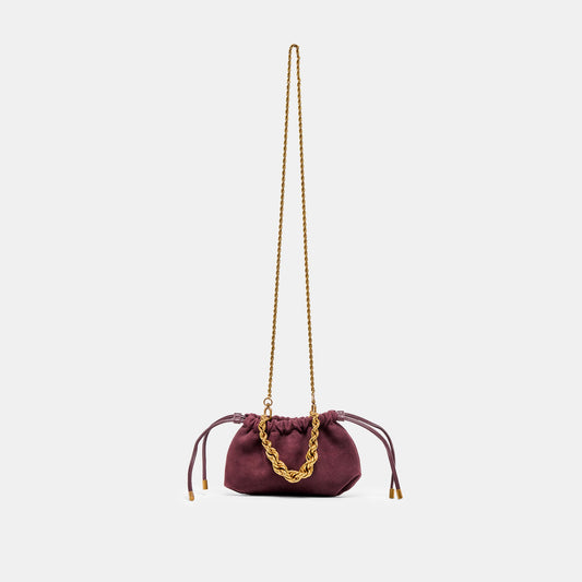 Dolce Vita Cleo Burgundy Suede Crossbody