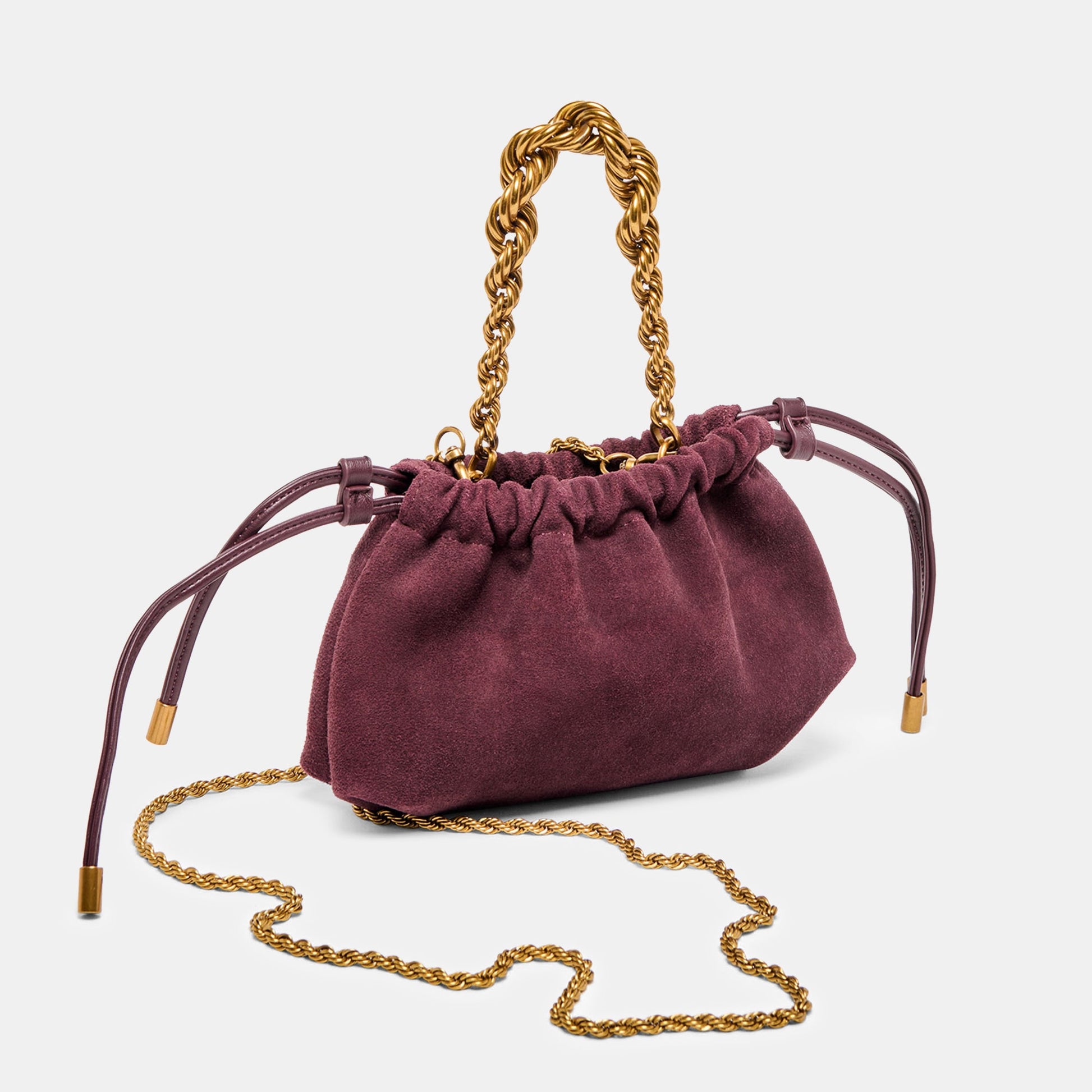 Dolce Vita Cleo Burgundy Suede Crossbody