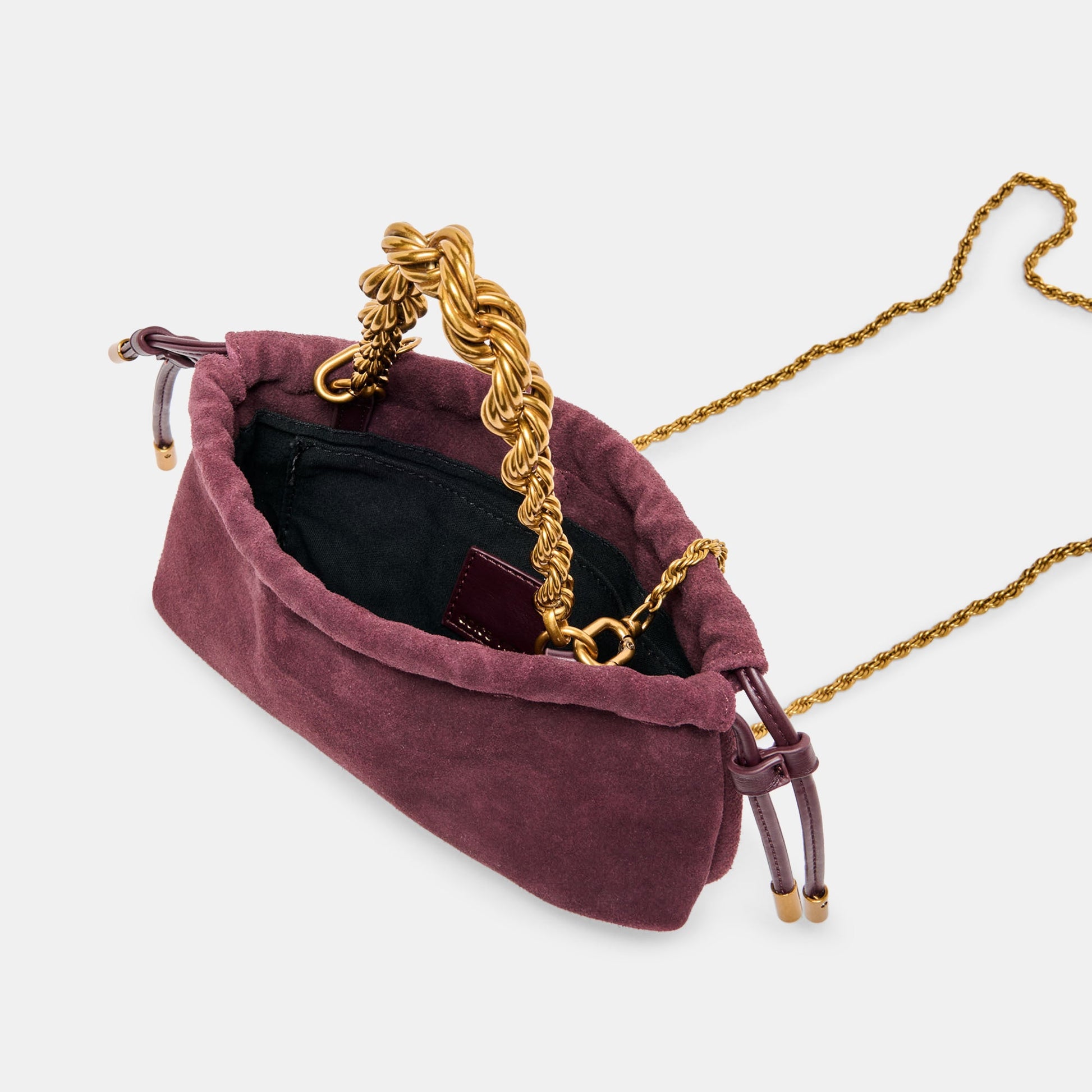 Dolce Vita Cleo Burgundy Suede Crossbody