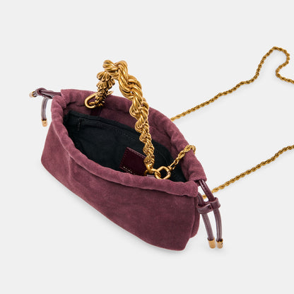Dolce Vita Cleo Burgundy Suede Crossbody