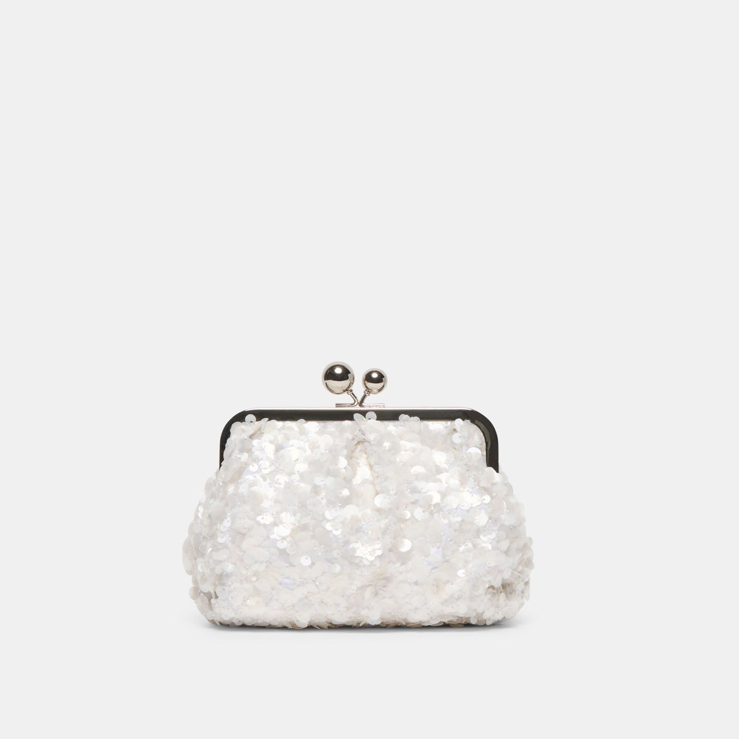 Dolce Vita Kendall White Sequin Clutch