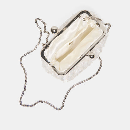 Dolce Vita Kendall White Sequin Clutch