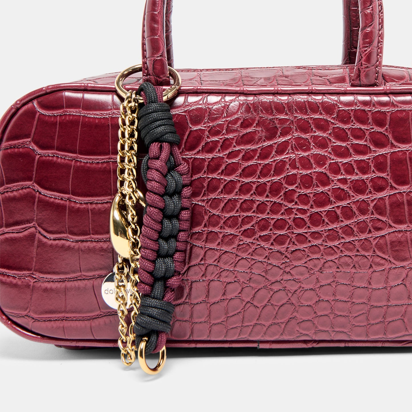 Dolce Vita Flyn Burgundy Croco Stella Handbag