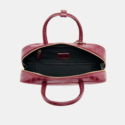 Dolce Vita Flyn Burgundy Croco Stella Handbag