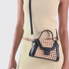 Dolce Vita TROPEZ CROSSBODY BLACK NATURAL CANE