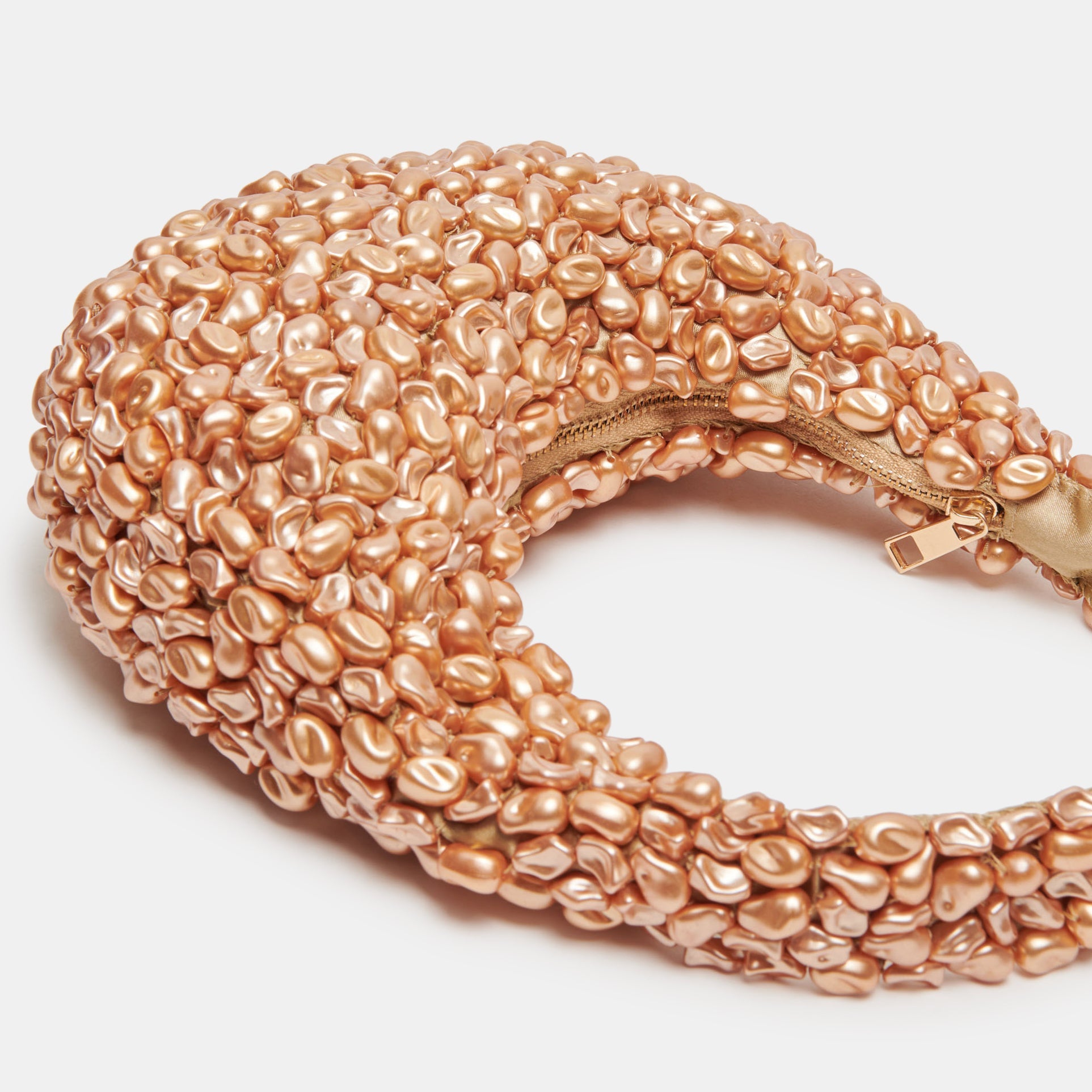 Dolce Vita PEARLA SHOULDER BAG GOLD FAUX PEARL