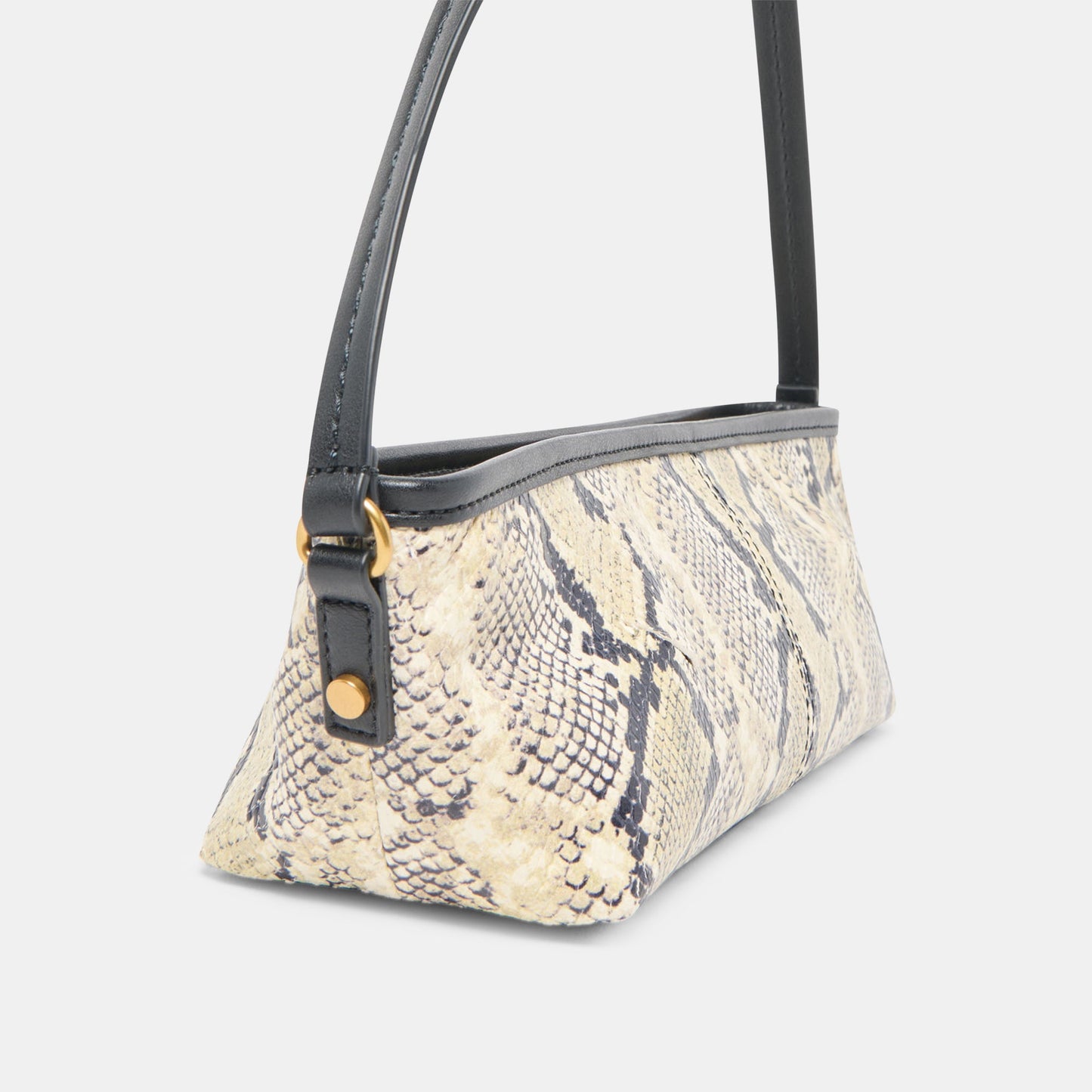 Dolce Vita Savaii Black White Snake Stella Shoulder Bag