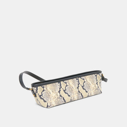 Dolce Vita Savaii Black White Snake Stella Shoulder Bag