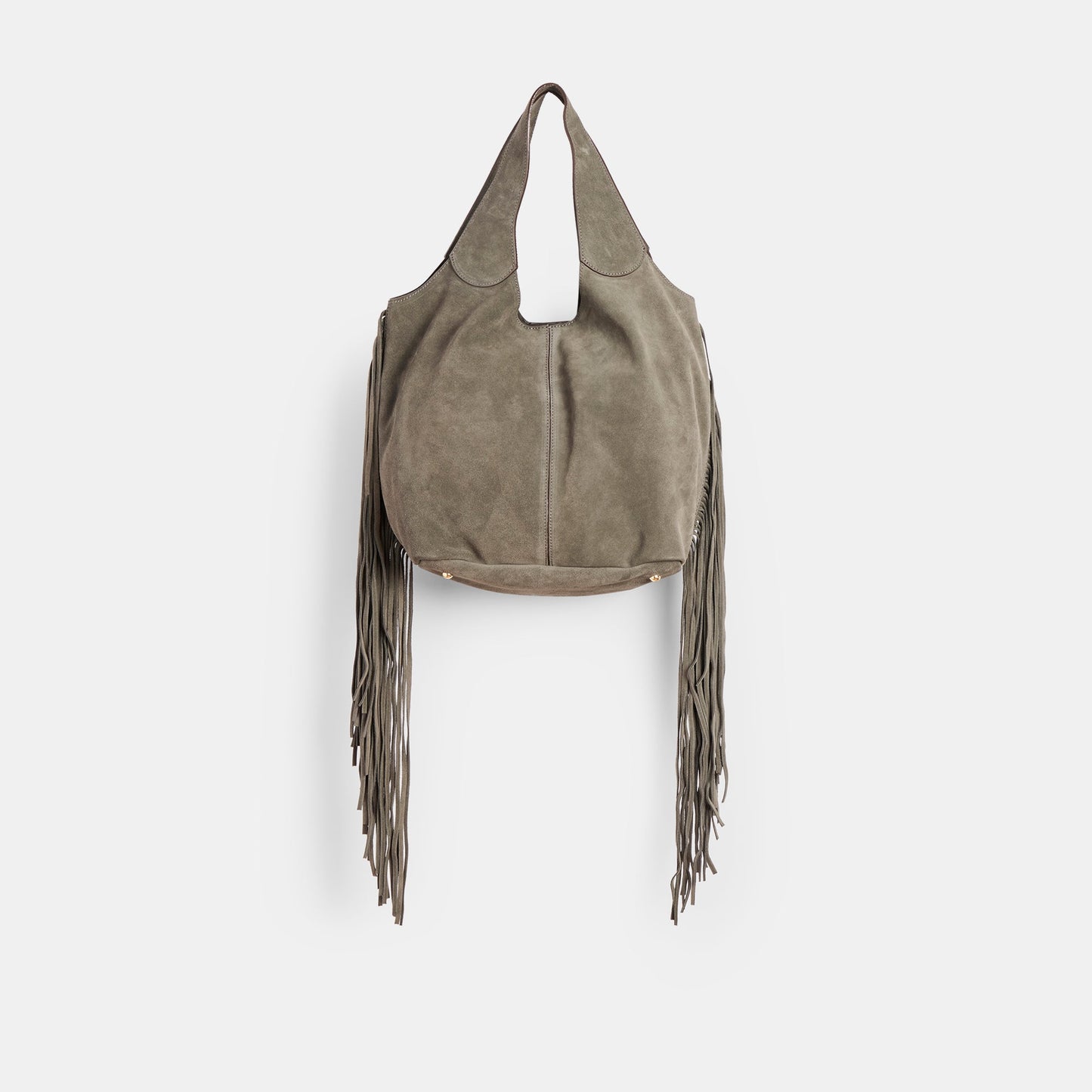 Dolce Vita Nakoma Olive Suede Shoulder Bag