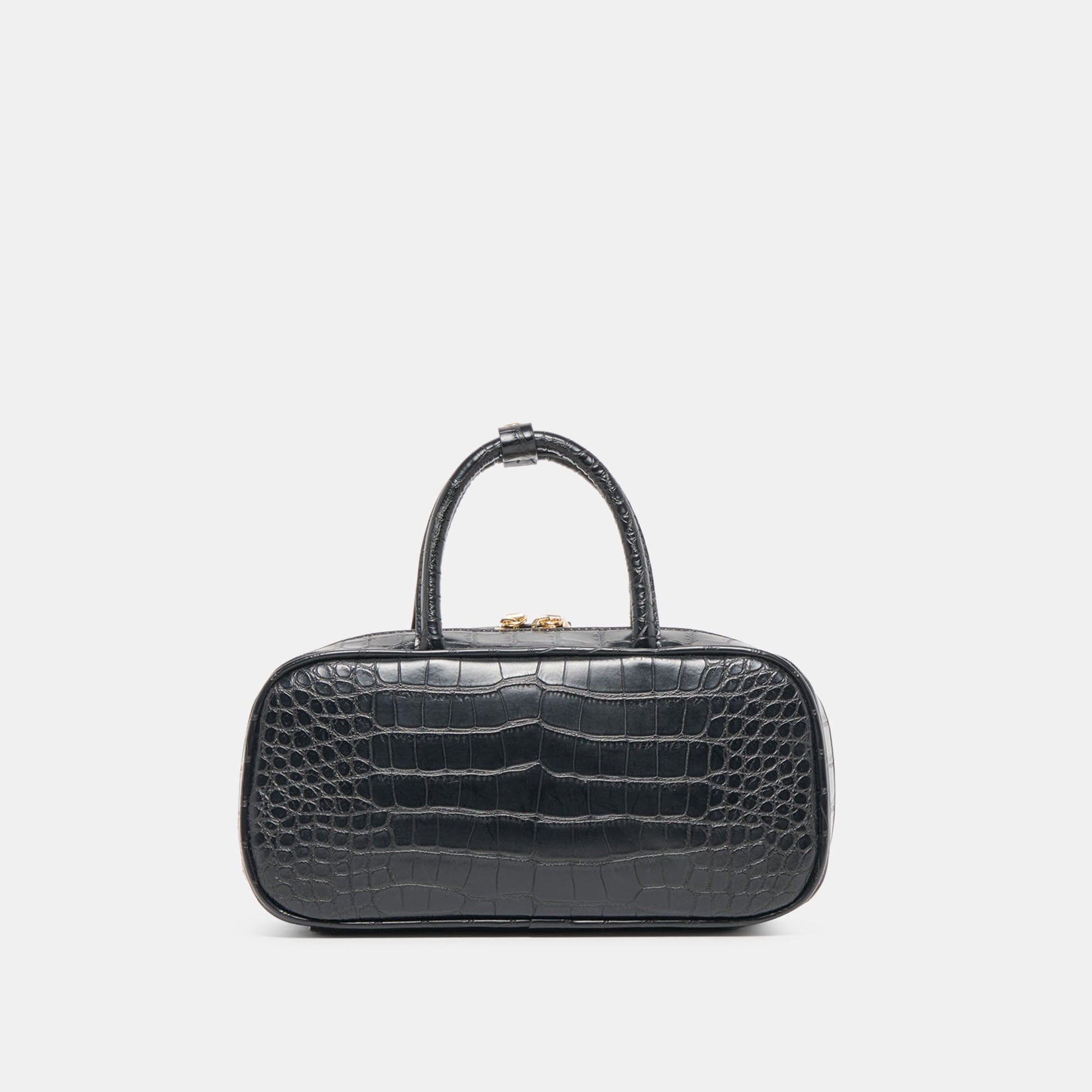Dolce Vita Flyn Black Croco Stella Handbag