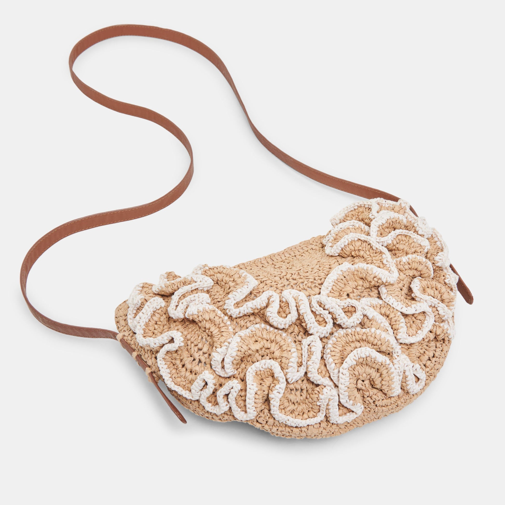 Dolce Vita Atrani Natural Raffia Crossbody